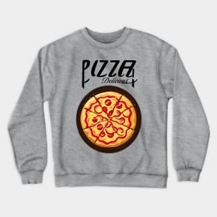 Pizza dish Crewneck Sweatshirt